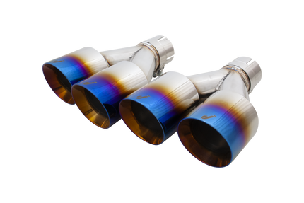 WRX & STI Burnt Blue Stainless Tips